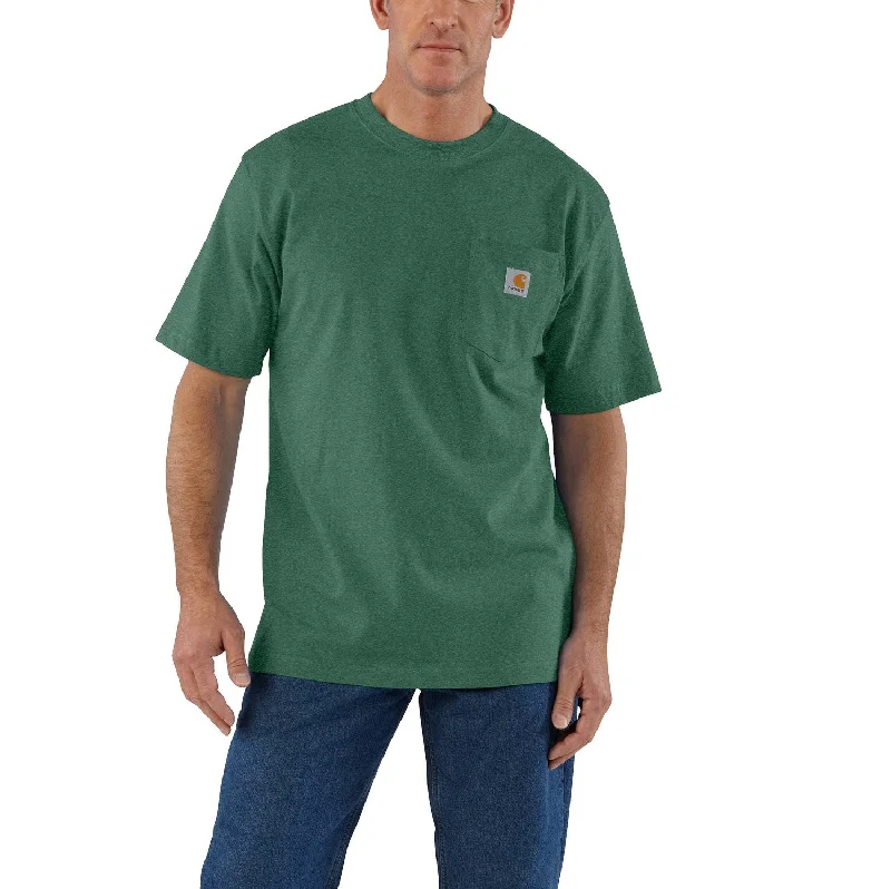 Carhartt Men's Short Sleeve Pocket T-Shirt_Frosted Balsam Heather