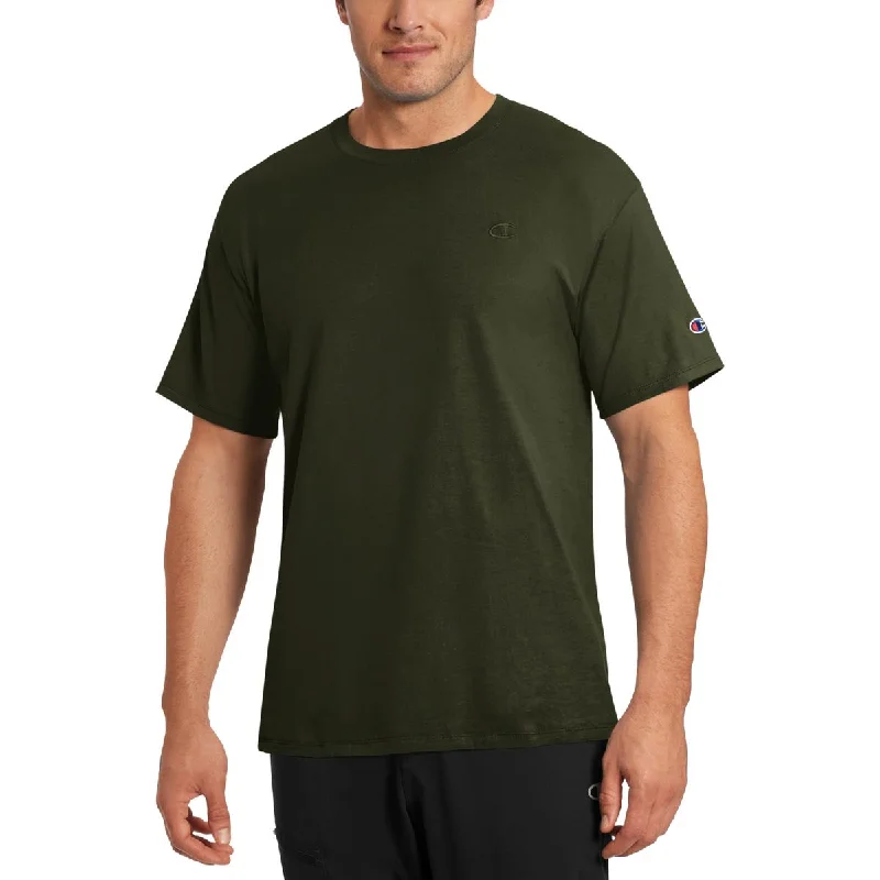 Champion Mens Embroidered Short Sleeves T-Shirt