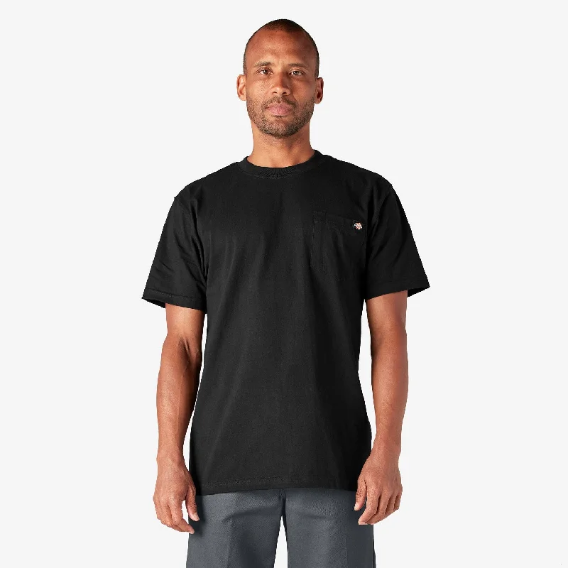 Dickies Men's Heavyweight Short Sleeve Pocket T-Shirt_Black