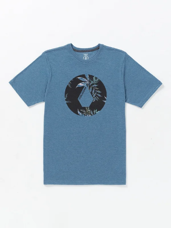 Fill It Up Short Sleeve Tee - Stone Blue Heather