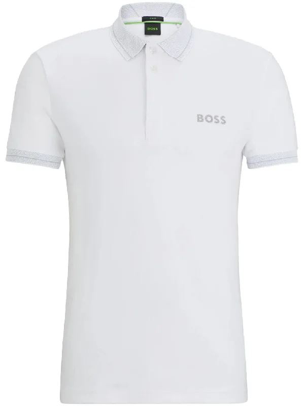 Hugo Boss Men's Paule 1 Short Sleeve Polo, White