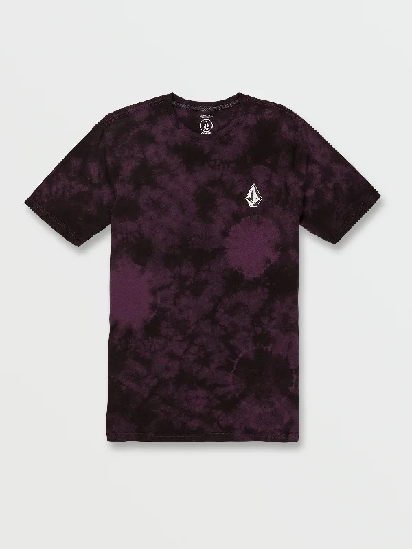 Iconic Stone Dye Short Sleeve Tee - Mulberry