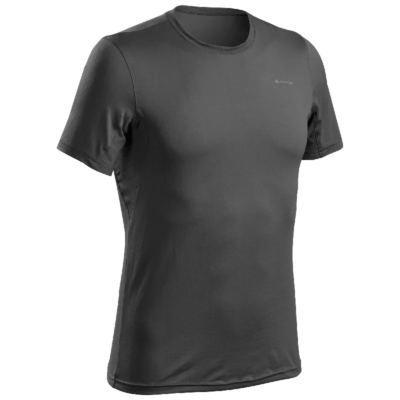 Quechua Men's Hiking Synthetic Short-Sleeved T-Shirt MH100