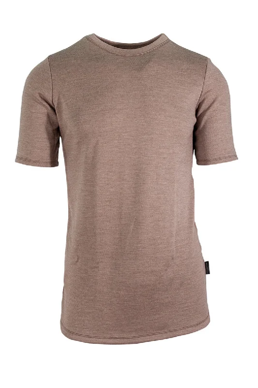 250 Men's Merino Short Sleeve T-Shirt First One - Mel Beige