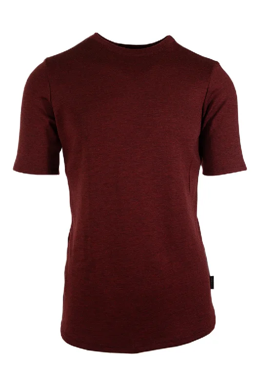 250 Men's Merino Short Sleeve T-Shirt First One - Ruby