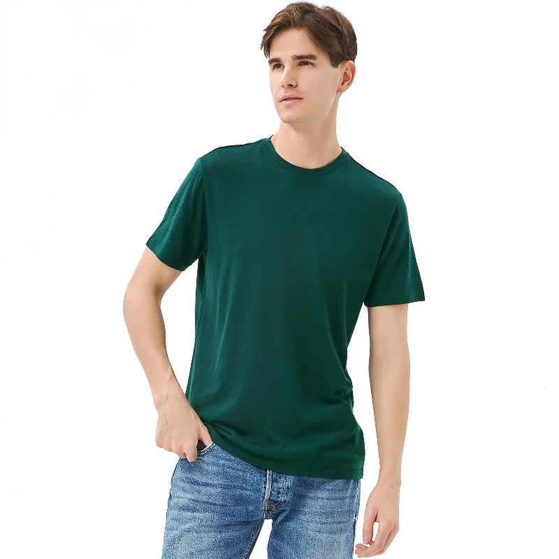 Men's Merino 170 Classic Short Sleeve T-Shirt Forest Green