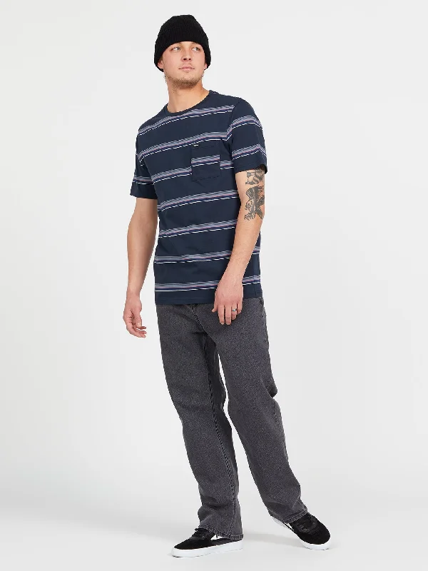 Outstoned Crew Short Sleeve Shirt - Navy