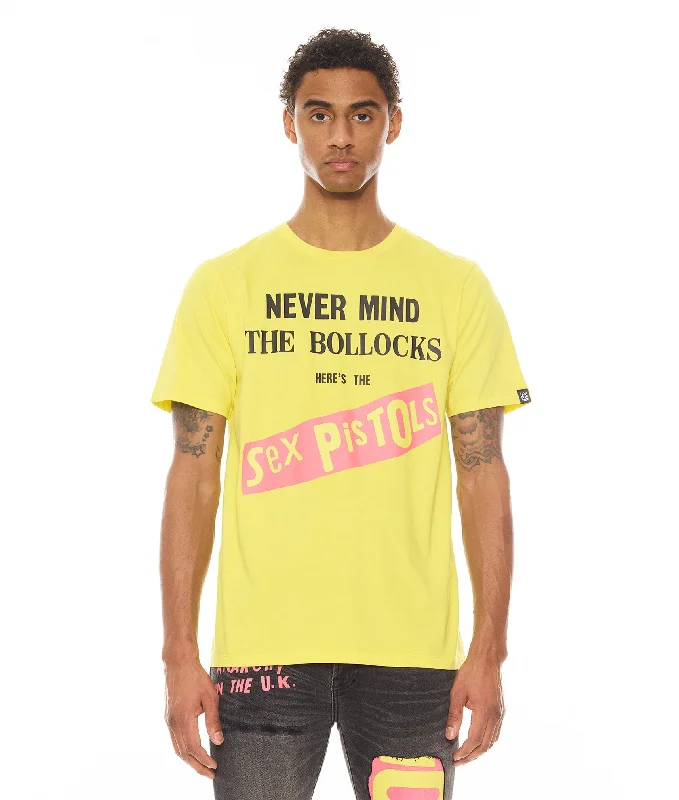 Short Sleeve Crew Neck Tee   "Never Mind The Bollocks"