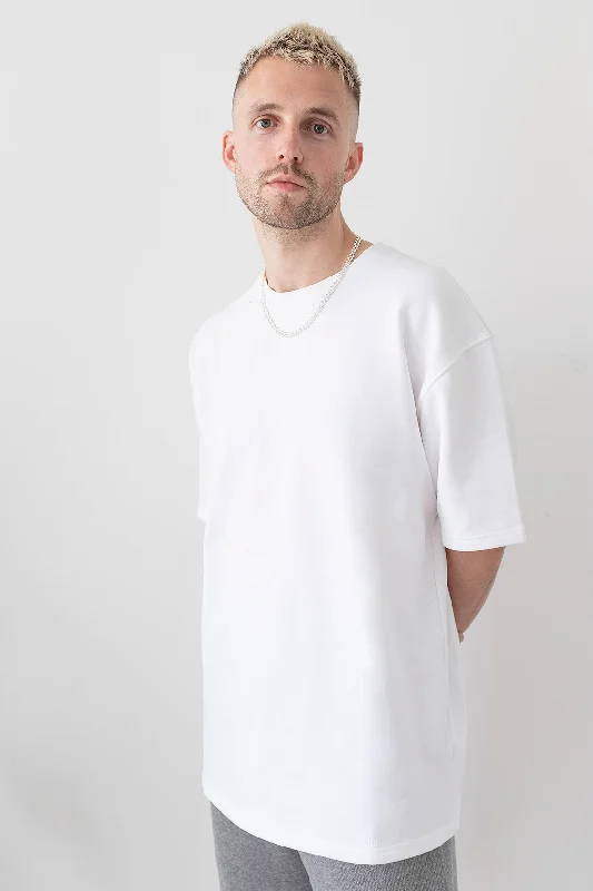 100% Recycled Short Sleeve Oversized Sweatshirt