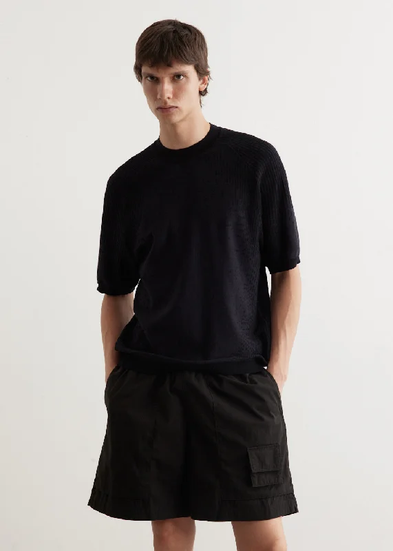 ESC Knit Wool Short Sleeve T-Shirt