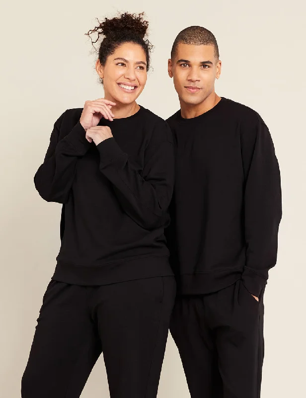 Unisex Crew Neck Sweater - Black