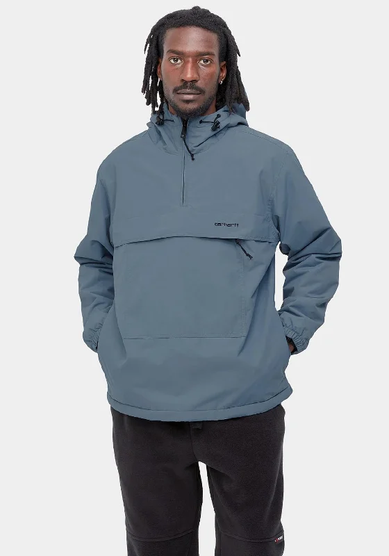 Carhartt Windbreaker Pullover Jacket, Storm Blue