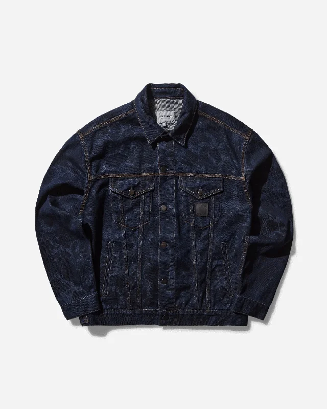 Men's Duck Helston Jacket Camo Duck Blue (Stone Washed)