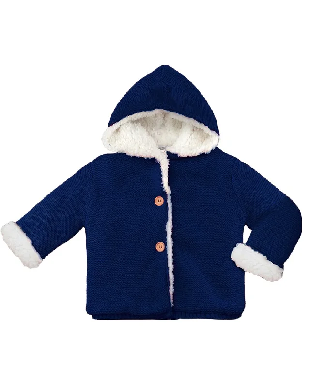 Carriage Boutique Hooded Sherpa-Lined Jacket