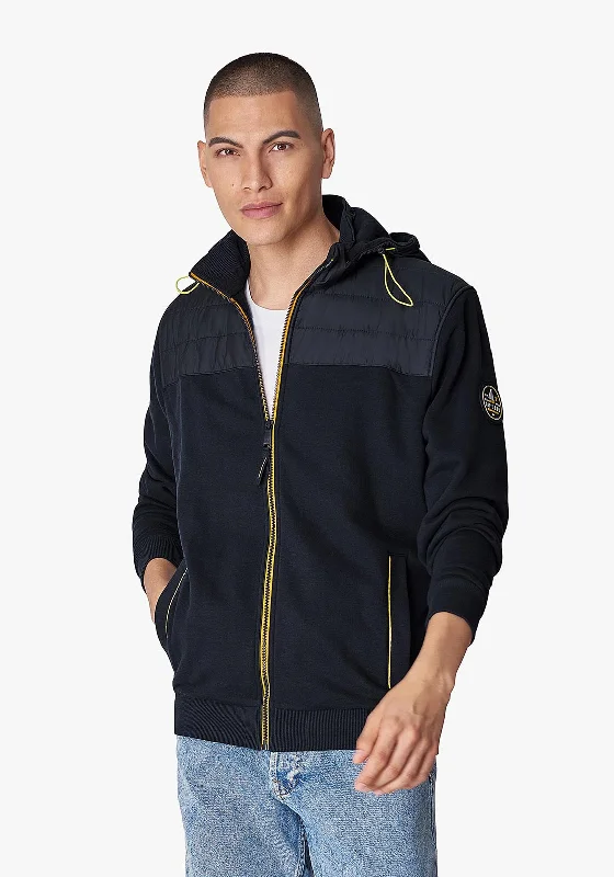 Casa Moda Contrast Zip Jacket, Navy