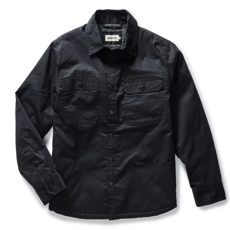 The Fender Jacket in Coal Dry Wax