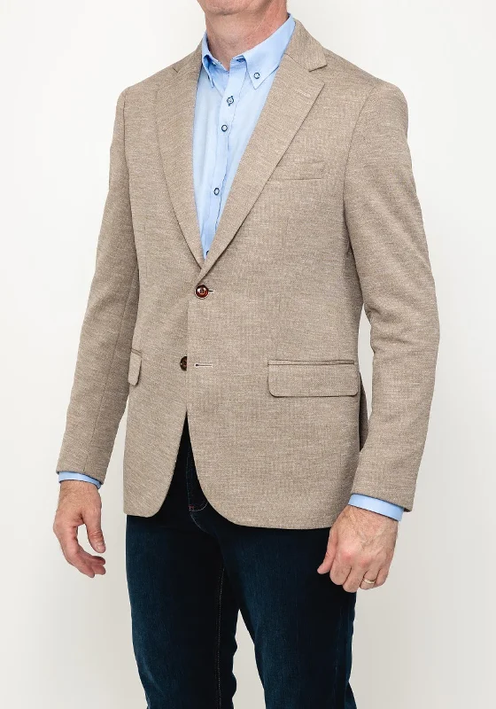 Icon Slim Fit Blazer Jacket, Stone