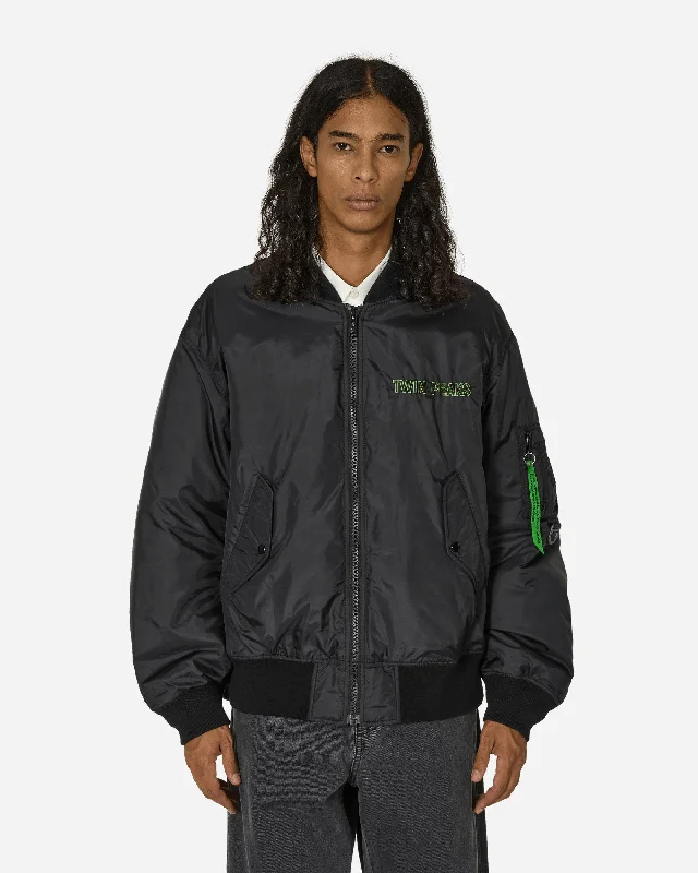 Twin Peaks Nylon MA-1 Jacket Black