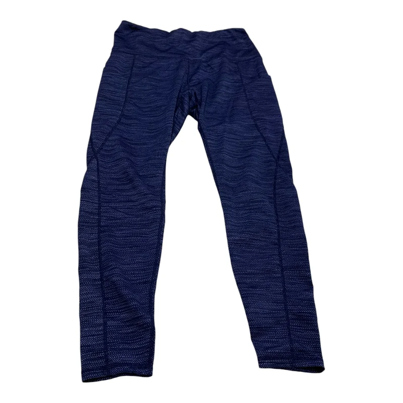 Athletic Leggings By Ododos In Blue, Size: L