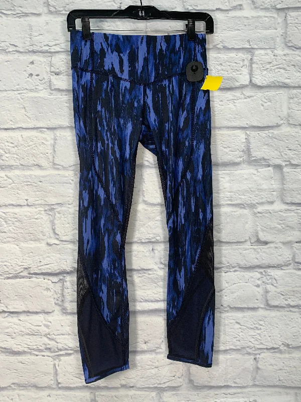 Athletic Leggings By Lululemon In Blue, Size: S