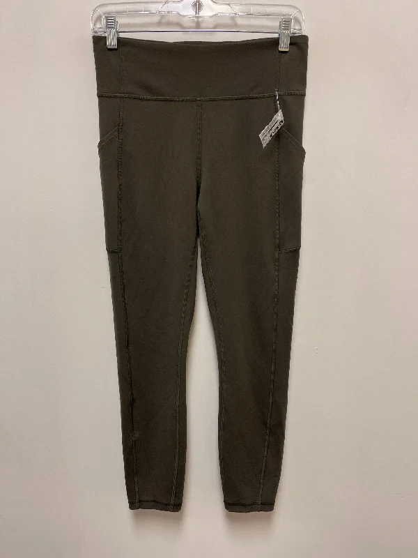 Athletic Leggings By Lululemon In Green, Size: 8