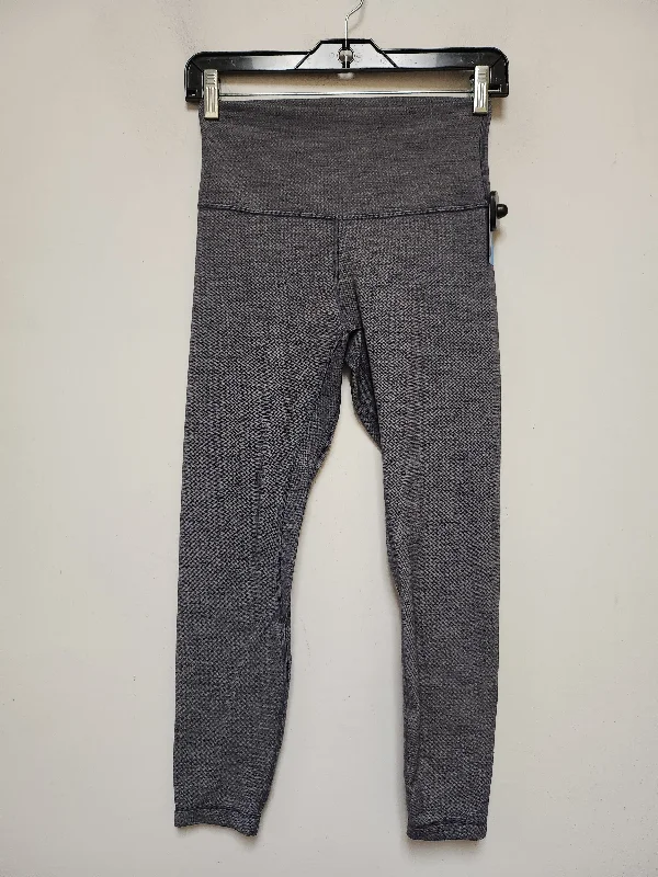 Athletic Leggings By Lululemon In Grey, Size: 6