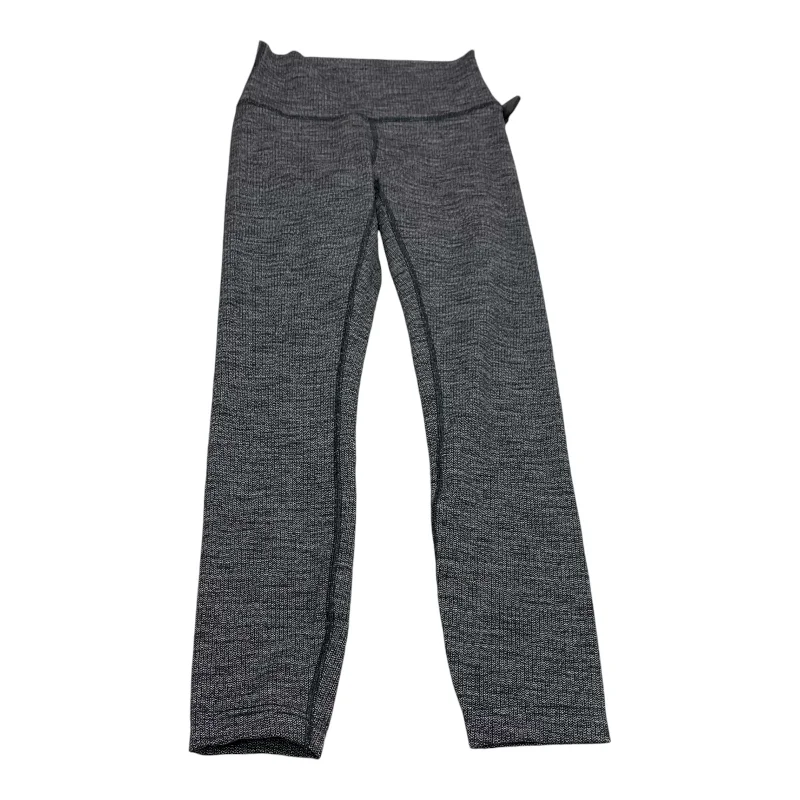 Athletic Leggings By Lululemon In Grey, Size: S