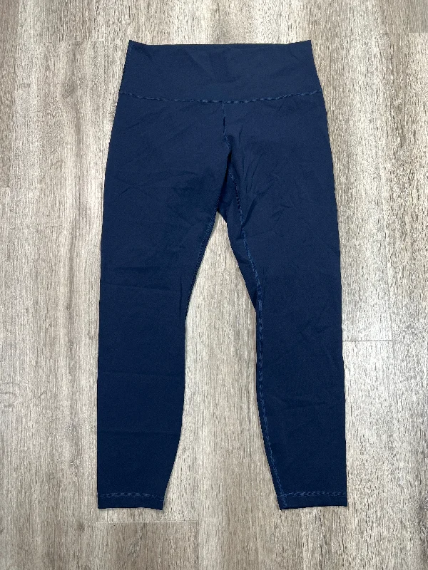 Athletic Leggings By Lululemon In Navy, Size: M