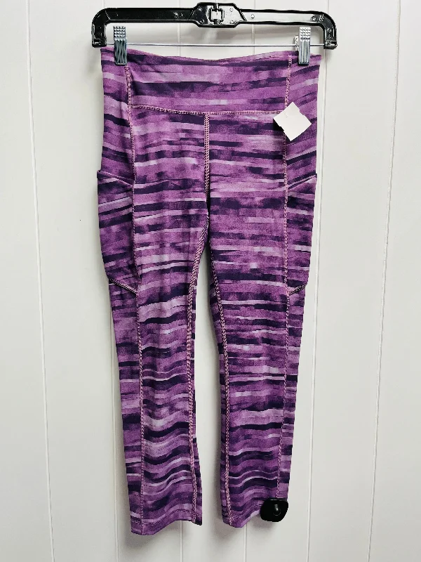 Athletic Leggings By Lululemon In Purple, Size: 4