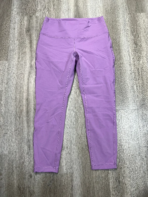 Athletic Leggings By Lululemon In Purple, Size: L