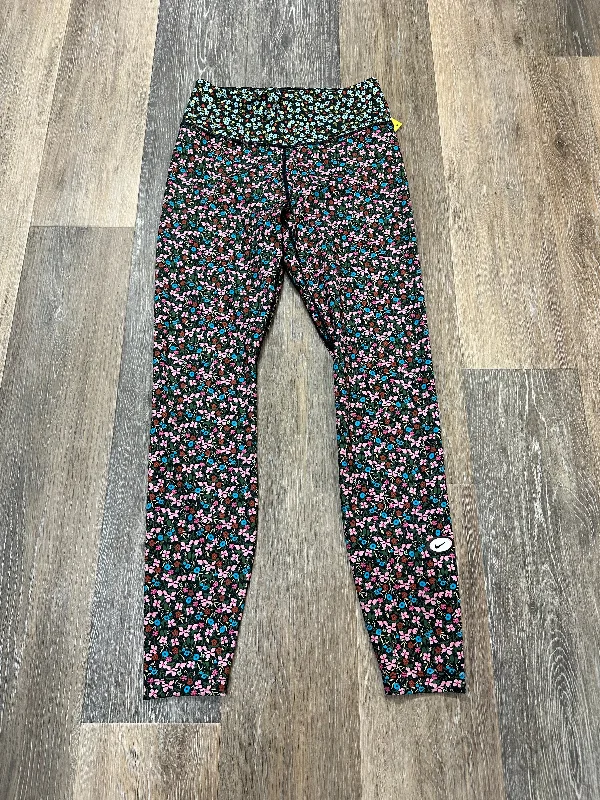 Athletic Leggings By Nike Apparel In Floral Print, Size: S