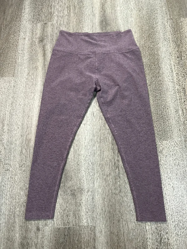 Athletic Leggings Capris By Beyond Yoga In Purple, Size: Xl