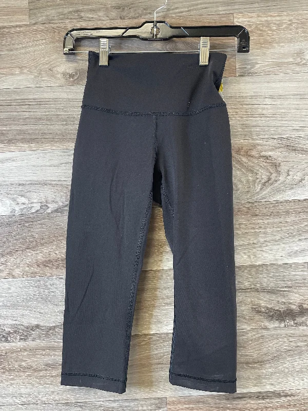 Athletic Leggings Capris By Lululemon In Black, Size: Xs