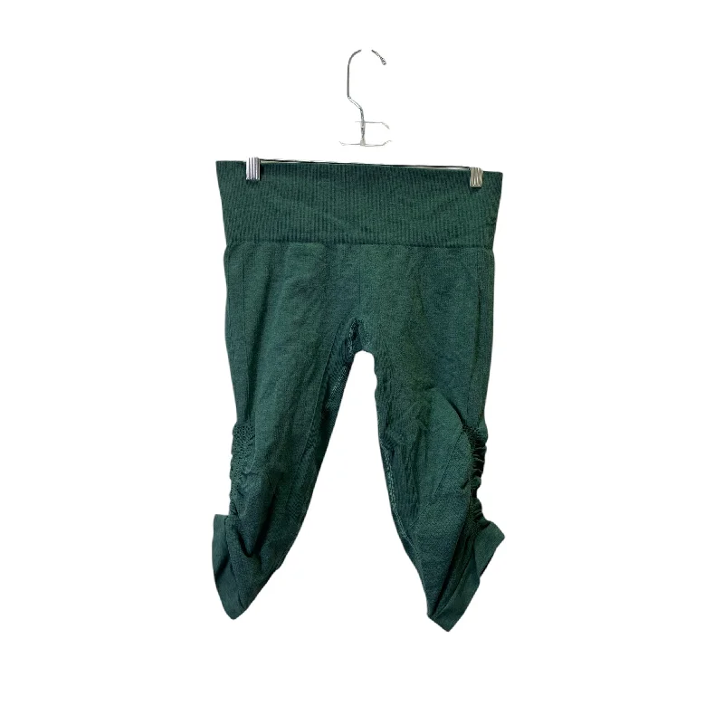 Athletic Leggings Capris By Lululemon In Green, Size:S