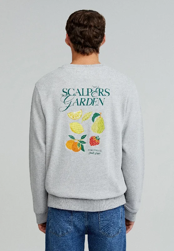 EMBROIDERED FRUIT SWEATSHIRT