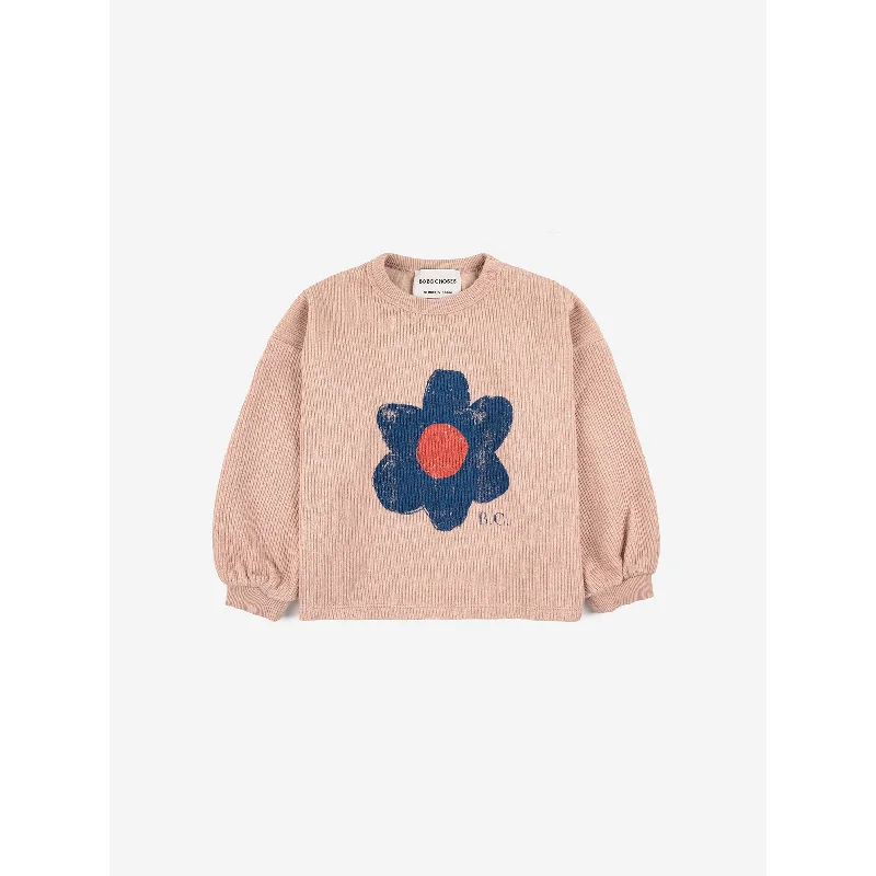 Bobo Choses Baby Big Flower Puff Sleeves Sweatshirt