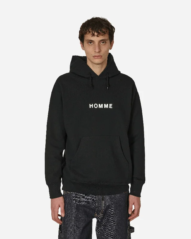 Logo Hooded Sweatshirt Black