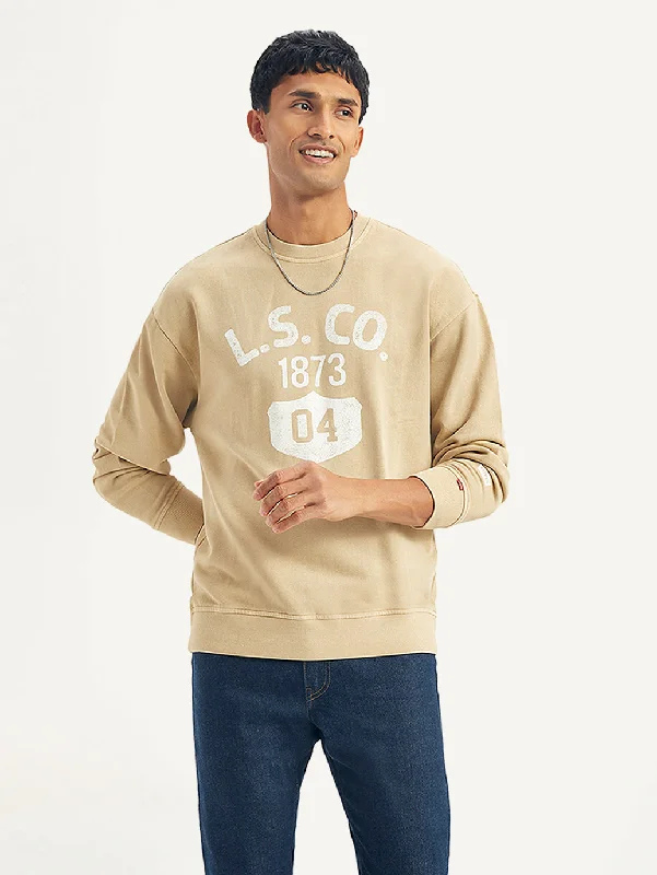 Men's Graphic Print Relaxed Fit Sweatshirt