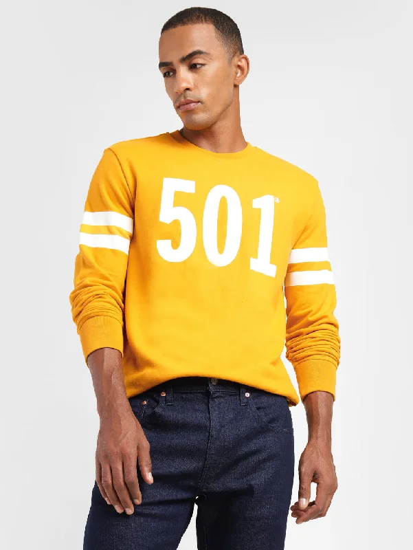 Men's Printed Crew Neck Sweatshirt