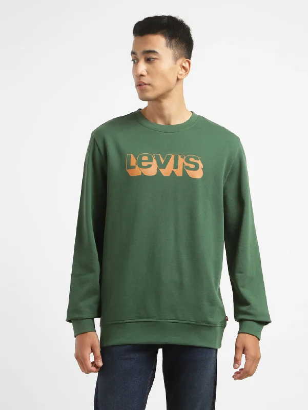 Men's Brand Logo Crew Neck Sweatshirt