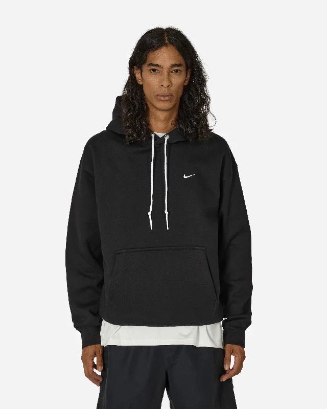 Solo Swoosh Hooded Sweatshirt Black