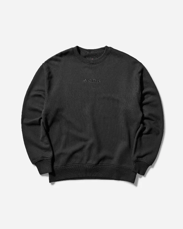 Men's Air Jordan Wordmark Fleece Crewneck Sweatshirt Off Noir