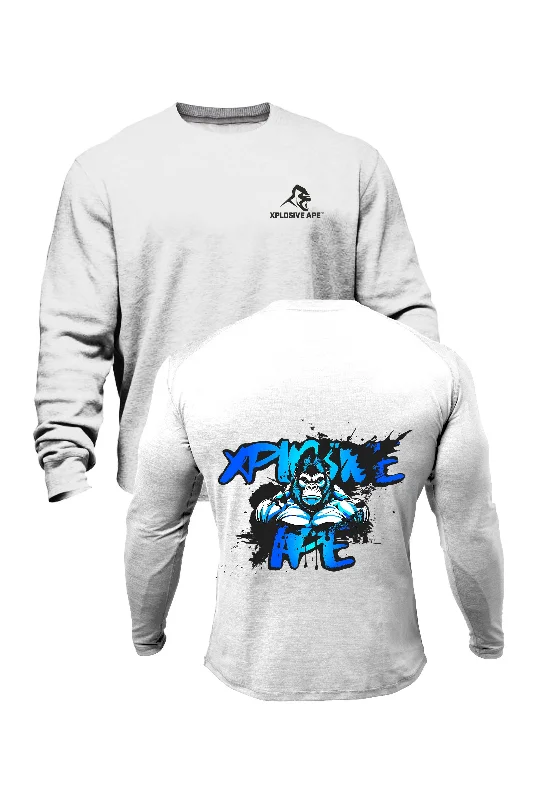 XAPE Splatter Graffiti V4 Sweatshirt - White